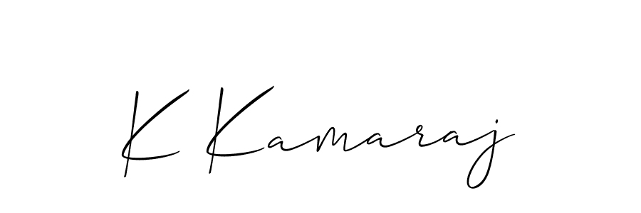 K Kamaraj stylish signature style. Best Handwritten Sign (Allison_Script) for my name. Handwritten Signature Collection Ideas for my name K Kamaraj. K Kamaraj signature style 2 images and pictures png