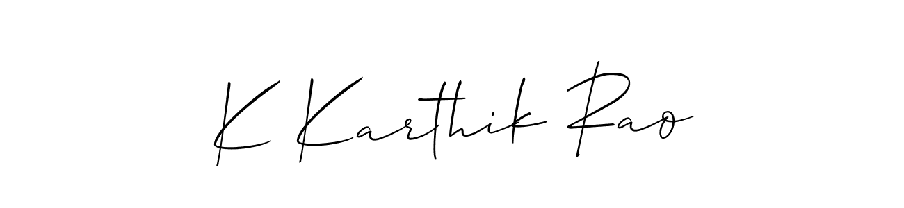 Here are the top 10 professional signature styles for the name K Karthik Rao. These are the best autograph styles you can use for your name. K Karthik Rao signature style 2 images and pictures png