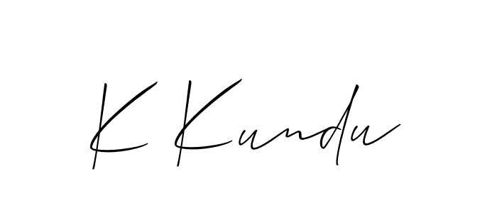 Here are the top 10 professional signature styles for the name K Kundu. These are the best autograph styles you can use for your name. K Kundu signature style 2 images and pictures png