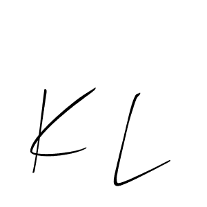 You can use this online signature creator to create a handwritten signature for the name K L. This is the best online autograph maker. K L signature style 2 images and pictures png