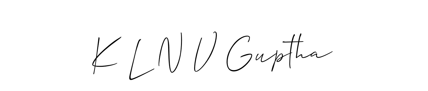 You can use this online signature creator to create a handwritten signature for the name K L N V Guptha. This is the best online autograph maker. K L N V Guptha signature style 2 images and pictures png