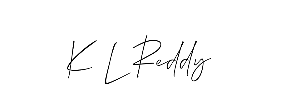 Make a short K L Reddy signature style. Manage your documents anywhere anytime using Allison_Script. Create and add eSignatures, submit forms, share and send files easily. K L Reddy signature style 2 images and pictures png