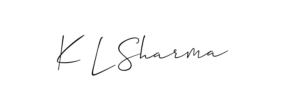 See photos of K L Sharma official signature by Spectra . Check more albums & portfolios. Read reviews & check more about Allison_Script font. K L Sharma signature style 2 images and pictures png