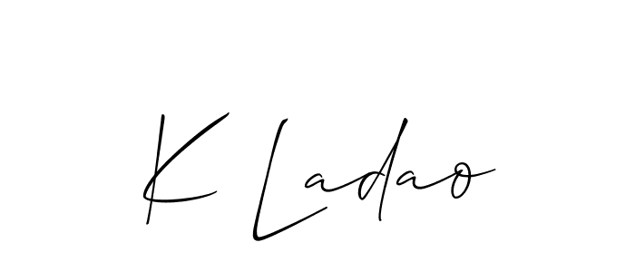 See photos of K Ladao official signature by Spectra . Check more albums & portfolios. Read reviews & check more about Allison_Script font. K Ladao signature style 2 images and pictures png