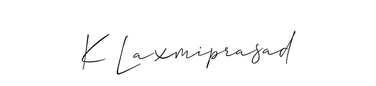 Make a beautiful signature design for name K Laxmiprasad. Use this online signature maker to create a handwritten signature for free. K Laxmiprasad signature style 2 images and pictures png