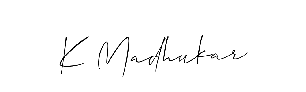 Once you've used our free online signature maker to create your best signature Allison_Script style, it's time to enjoy all of the benefits that K Madhukar name signing documents. K Madhukar signature style 2 images and pictures png