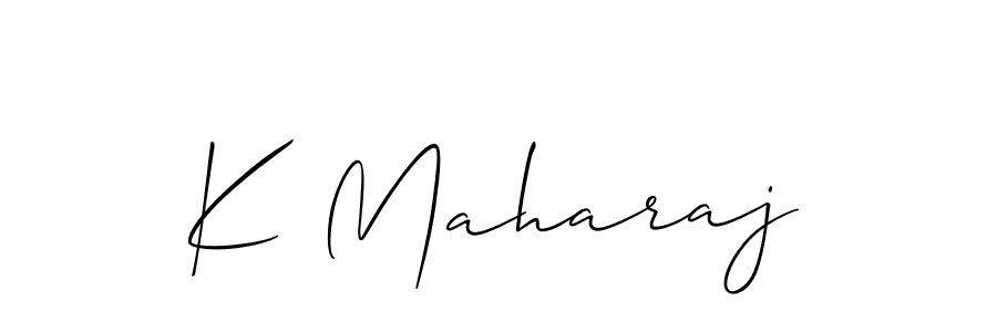 Also we have K Maharaj name is the best signature style. Create professional handwritten signature collection using Allison_Script autograph style. K Maharaj signature style 2 images and pictures png