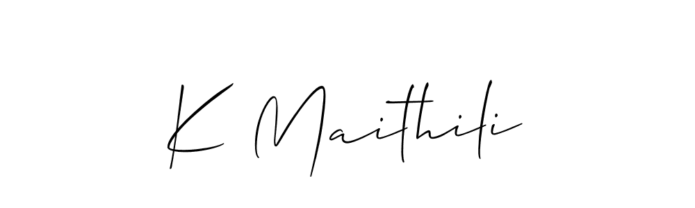 Check out images of Autograph of K Maithili name. Actor K Maithili Signature Style. Allison_Script is a professional sign style online. K Maithili signature style 2 images and pictures png
