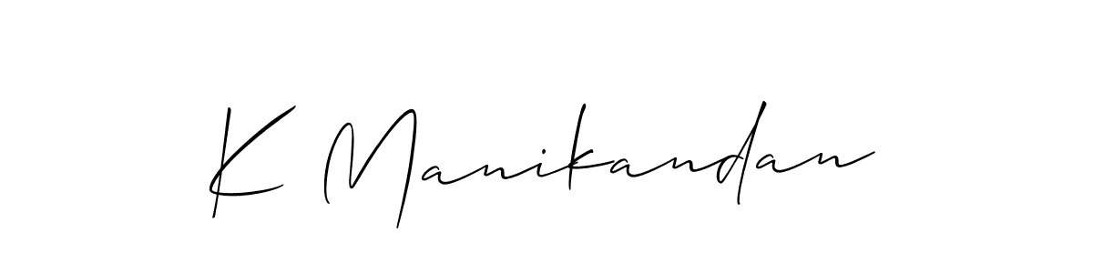 Similarly Allison_Script is the best handwritten signature design. Signature creator online .You can use it as an online autograph creator for name K Manikandan. K Manikandan signature style 2 images and pictures png