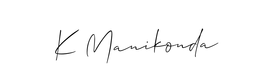 This is the best signature style for the K Manikonda name. Also you like these signature font (Allison_Script). Mix name signature. K Manikonda signature style 2 images and pictures png