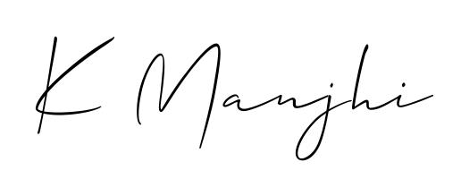 Get an exclusive digital autograph for K Manjhi. The Allison_Script typeface captures the charm of real penmanship on paper. K Manjhi signature style 2 images and pictures png