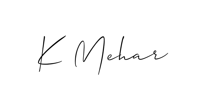Here are the top 10 professional signature styles for the name K Mehar. These are the best autograph styles you can use for your name. K Mehar signature style 2 images and pictures png