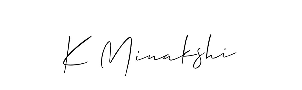 Make a short K Minakshi signature style. Manage your documents anywhere anytime using Allison_Script. Create and add eSignatures, submit forms, share and send files easily. K Minakshi signature style 2 images and pictures png