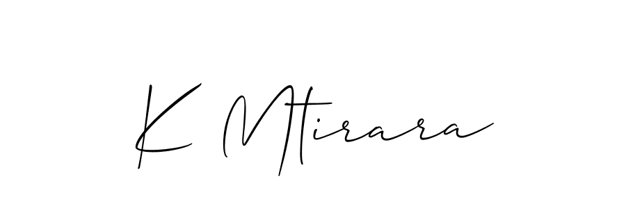 Once you've used our free online signature maker to create your best signature Allison_Script style, it's time to enjoy all of the benefits that K Mtirara name signing documents. K Mtirara signature style 2 images and pictures png