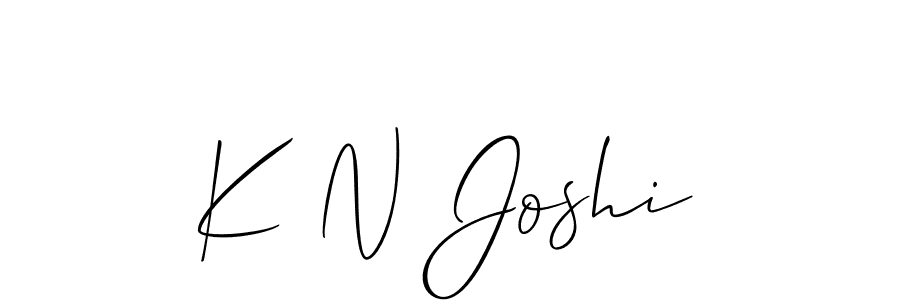 You can use this online signature creator to create a handwritten signature for the name K N Joshi. This is the best online autograph maker. K N Joshi signature style 2 images and pictures png