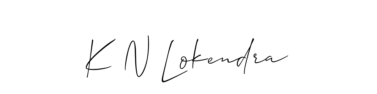 Check out images of Autograph of K N Lokendra name. Actor K N Lokendra Signature Style. Allison_Script is a professional sign style online. K N Lokendra signature style 2 images and pictures png