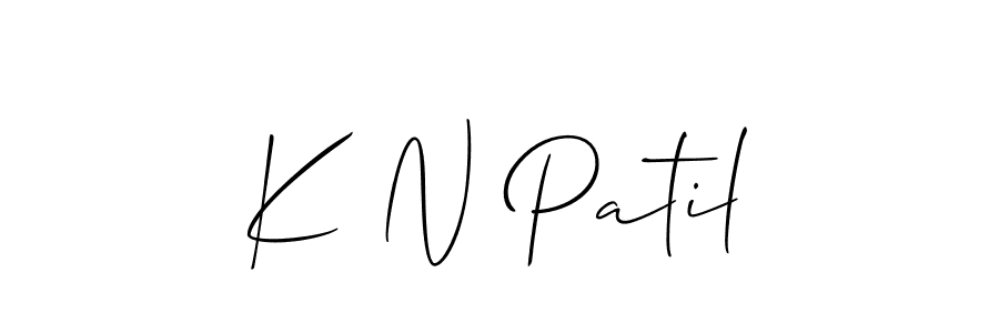 Make a short K N Patil signature style. Manage your documents anywhere anytime using Allison_Script. Create and add eSignatures, submit forms, share and send files easily. K N Patil signature style 2 images and pictures png