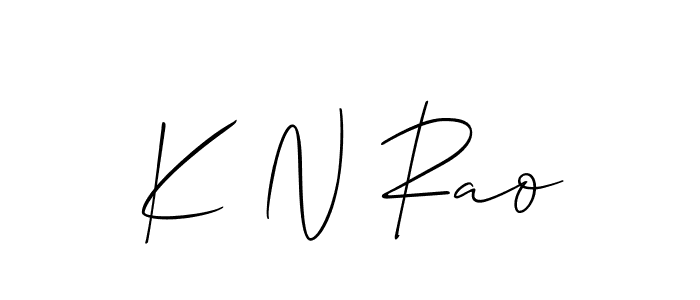 This is the best signature style for the K N Rao name. Also you like these signature font (Allison_Script). Mix name signature. K N Rao signature style 2 images and pictures png