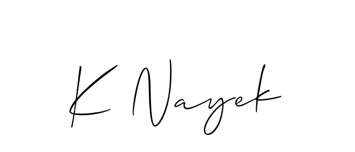 Check out images of Autograph of K Nayek name. Actor K Nayek Signature Style. Allison_Script is a professional sign style online. K Nayek signature style 2 images and pictures png