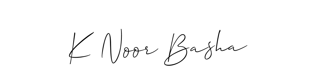 Once you've used our free online signature maker to create your best signature Allison_Script style, it's time to enjoy all of the benefits that K Noor Basha name signing documents. K Noor Basha signature style 2 images and pictures png