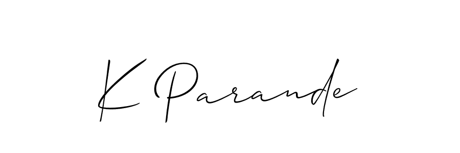 You can use this online signature creator to create a handwritten signature for the name K Parande. This is the best online autograph maker. K Parande signature style 2 images and pictures png