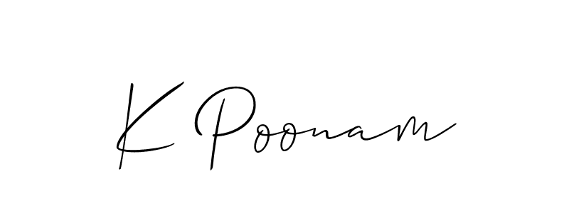 You can use this online signature creator to create a handwritten signature for the name K Poonam. This is the best online autograph maker. K Poonam signature style 2 images and pictures png