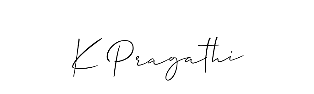 See photos of K Pragathi official signature by Spectra . Check more albums & portfolios. Read reviews & check more about Allison_Script font. K Pragathi signature style 2 images and pictures png