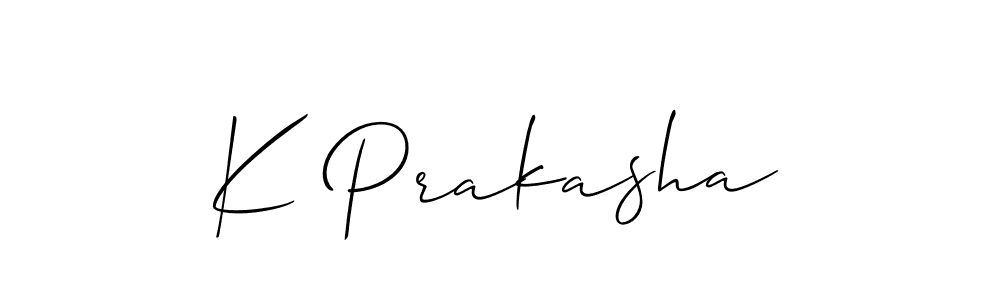 Best and Professional Signature Style for K Prakasha. Allison_Script Best Signature Style Collection. K Prakasha signature style 2 images and pictures png