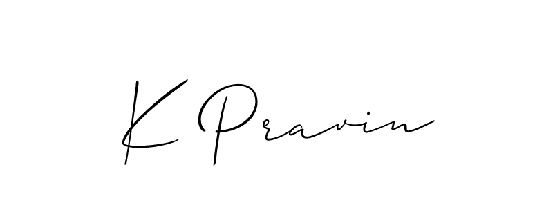 You can use this online signature creator to create a handwritten signature for the name K Pravin. This is the best online autograph maker. K Pravin signature style 2 images and pictures png
