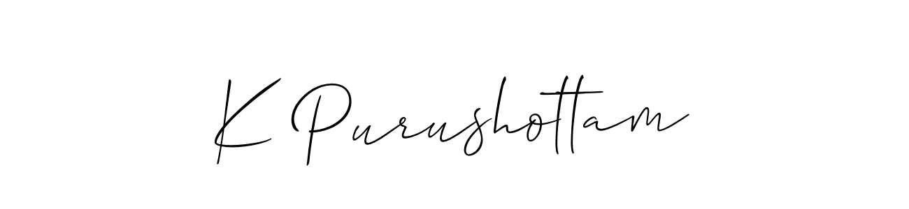 This is the best signature style for the K Purushottam name. Also you like these signature font (Allison_Script). Mix name signature. K Purushottam signature style 2 images and pictures png
