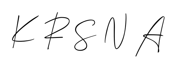 How to make K R S N A signature? Allison_Script is a professional autograph style. Create handwritten signature for K R S N A name. K R S N A signature style 2 images and pictures png