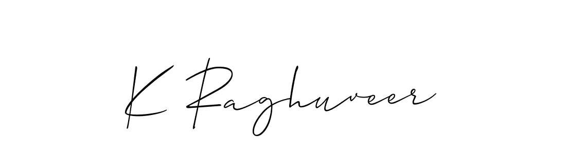 This is the best signature style for the K Raghuveer name. Also you like these signature font (Allison_Script). Mix name signature. K Raghuveer signature style 2 images and pictures png