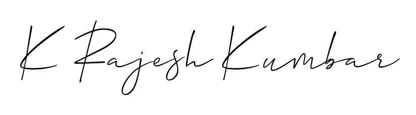 A timeless handwritten aesthetic for K Rajesh Kumbar. The Allison_Script font gives your signature a handcrafted feel with natural curves. K Rajesh Kumbar signature style 2 images and pictures png