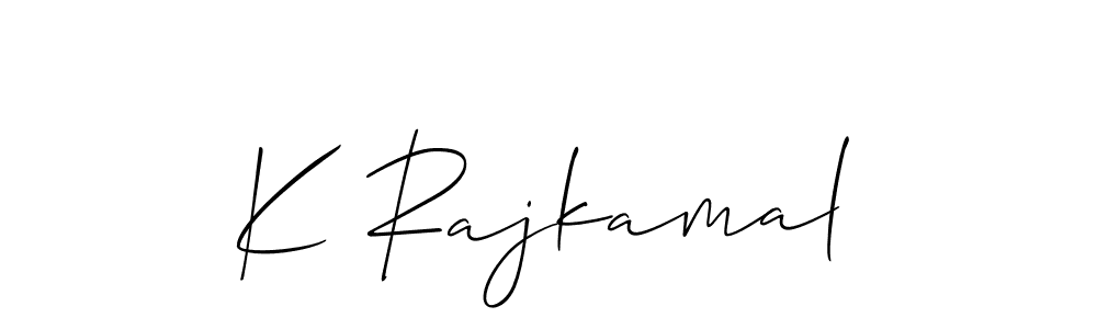 Once you've used our free online signature maker to create your best signature Allison_Script style, it's time to enjoy all of the benefits that K Rajkamal name signing documents. K Rajkamal signature style 2 images and pictures png