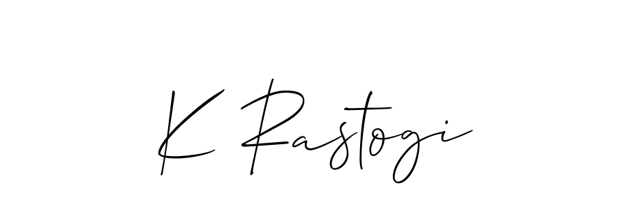 Here are the top 10 professional signature styles for the name K Rastogi. These are the best autograph styles you can use for your name. K Rastogi signature style 2 images and pictures png