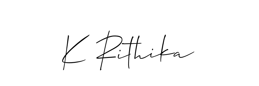 This is the best signature style for the K Rithika name. Also you like these signature font (Allison_Script). Mix name signature. K Rithika signature style 2 images and pictures png