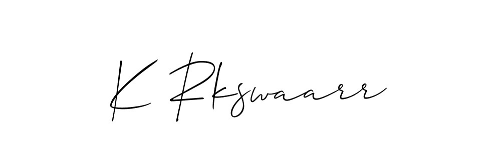 Here are the top 10 professional signature styles for the name K Rkswaarr. These are the best autograph styles you can use for your name. K Rkswaarr signature style 2 images and pictures png