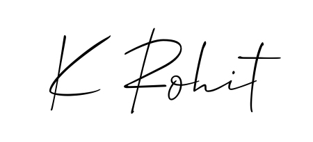 Upgrade your professional image with K Rohit signature created with Allison_Script font. Fast, free, and watermark-free download. K Rohit signature style 2 images and pictures png