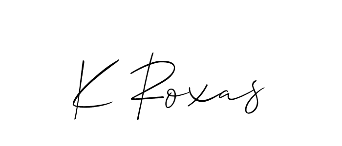 This is the best signature style for the K Roxas name. Also you like these signature font (Allison_Script). Mix name signature. K Roxas signature style 2 images and pictures png