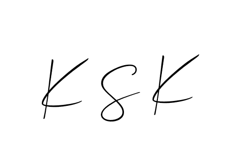 Make a short K S K signature style. Manage your documents anywhere anytime using Allison_Script. Create and add eSignatures, submit forms, share and send files easily. K S K signature style 2 images and pictures png
