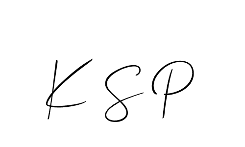 if you are searching for the best signature style for your name K S P. so please give up your signature search. here we have designed multiple signature styles  using Allison_Script. K S P signature style 2 images and pictures png