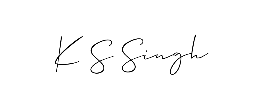 It looks lik you need a new signature style for name K S Singh. Design unique handwritten (Allison_Script) signature with our free signature maker in just a few clicks. K S Singh signature style 2 images and pictures png