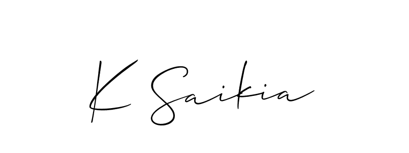 See photos of K Saikia official signature by Spectra . Check more albums & portfolios. Read reviews & check more about Allison_Script font. K Saikia signature style 2 images and pictures png