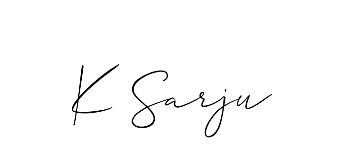 Check out images of Autograph of K Sarju name. Actor K Sarju Signature Style. Allison_Script is a professional sign style online. K Sarju signature style 2 images and pictures png