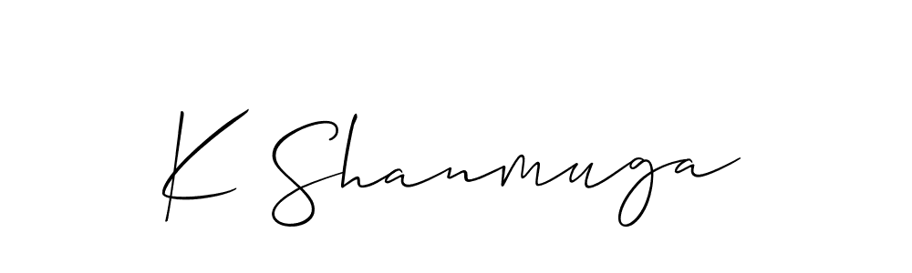 How to Draw K Shanmuga signature style? Allison_Script is a latest design signature styles for name K Shanmuga. K Shanmuga signature style 2 images and pictures png