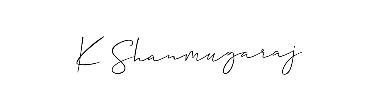 It looks lik you need a new signature style for name K Shanmugaraj. Design unique handwritten (Allison_Script) signature with our free signature maker in just a few clicks. K Shanmugaraj signature style 2 images and pictures png