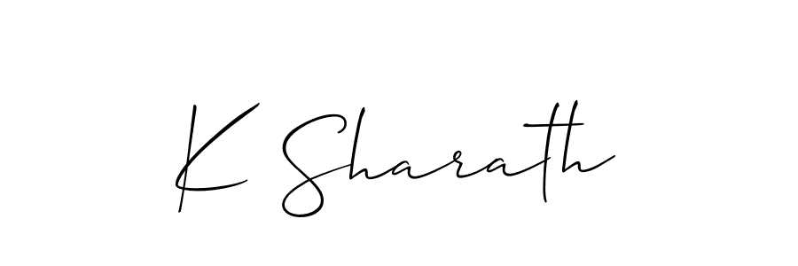 Also we have K Sharath name is the best signature style. Create professional handwritten signature collection using Allison_Script autograph style. K Sharath signature style 2 images and pictures png