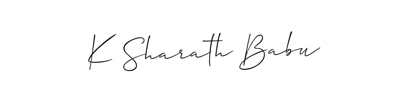 See photos of K Sharath Babu official signature by Spectra . Check more albums & portfolios. Read reviews & check more about Allison_Script font. K Sharath Babu signature style 2 images and pictures png