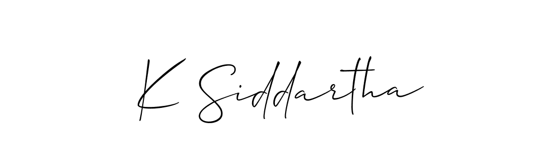 This is the best signature style for the K Siddartha name. Also you like these signature font (Allison_Script). Mix name signature. K Siddartha signature style 2 images and pictures png