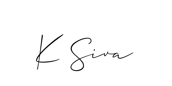 Here are the top 10 professional signature styles for the name K Siva. These are the best autograph styles you can use for your name. K Siva signature style 2 images and pictures png